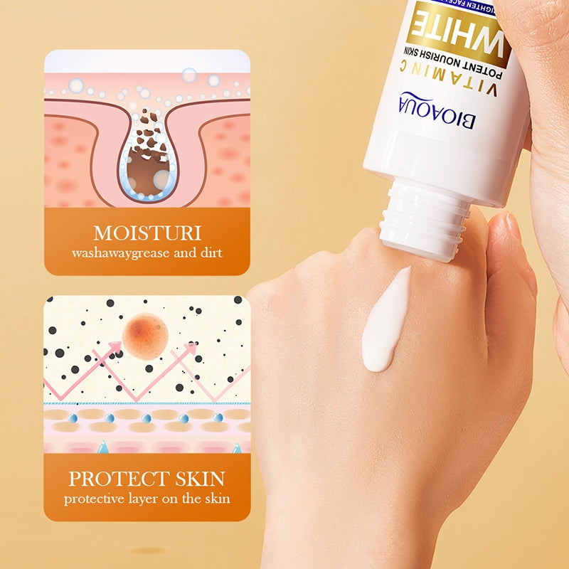 BIOAOUA Vitamin C Whitening Brightening Facial Moisturizing Skin Care Kits