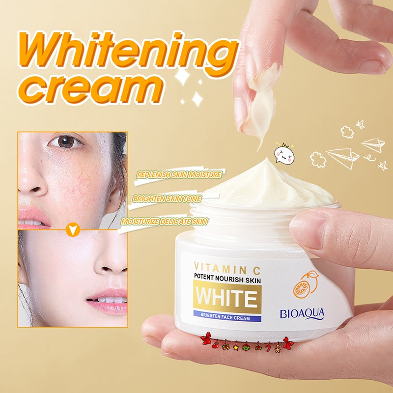 BIOAOUA Vitamin C Whitening Brightening Facial Moisturizing Skin Care Kits
