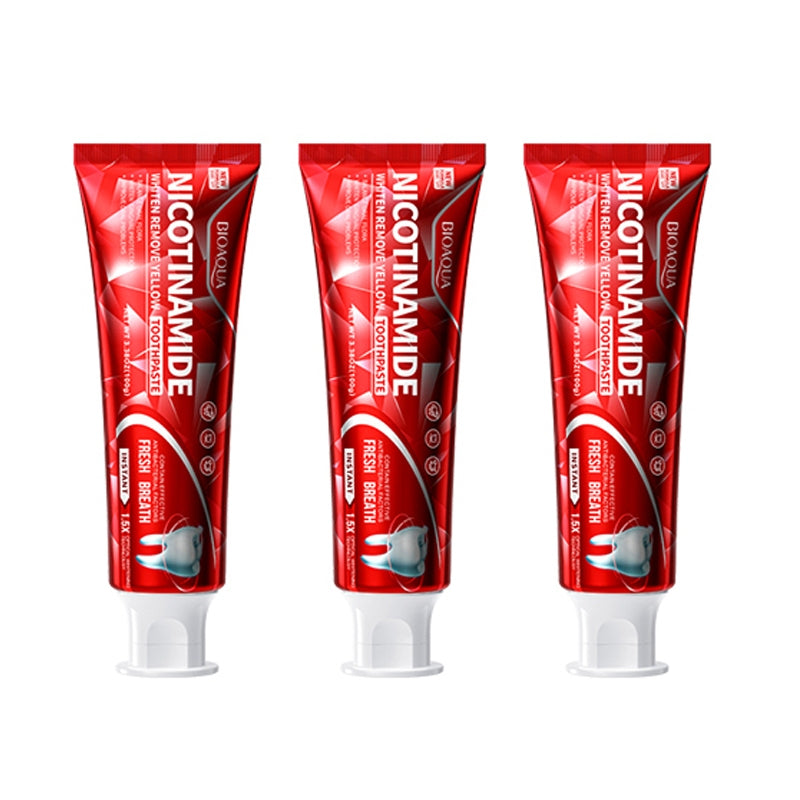BIOAOUA Toothpaste  Baking soda  Nicotinamide  Whitening And Yellowing Removal Fresh oral cavity