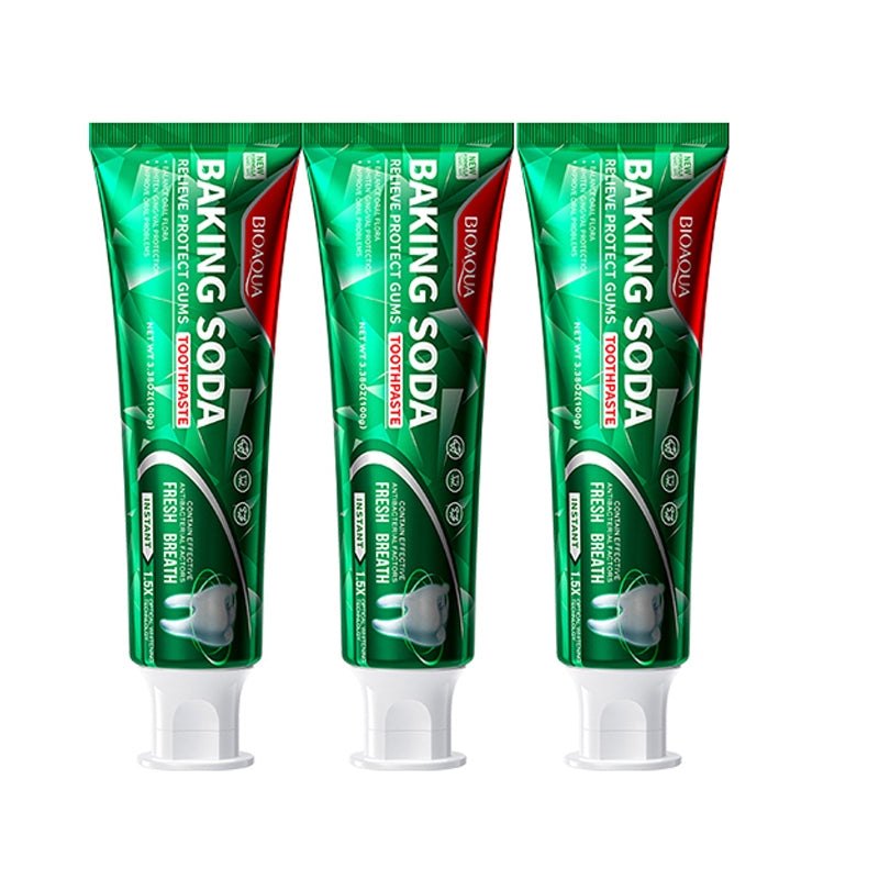 BIOAOUA Toothpaste  Baking soda  Nicotinamide  Whitening And Yellowing Removal Fresh oral cavity