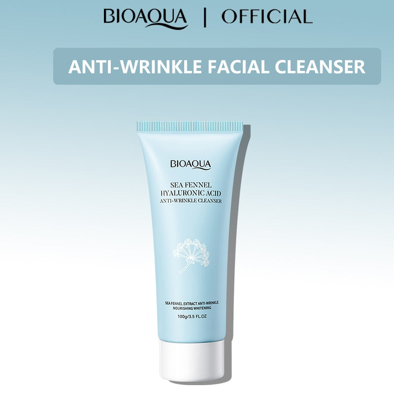 BIOAOUA Sea Fennel Facial Set Cleanser Essence Milk Face Cream Toner Essence Liquid