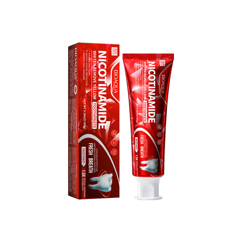 BIOAOUA Toothpaste  Baking soda  Nicotinamide  Whitening And Yellowing Removal Fresh oral cavity