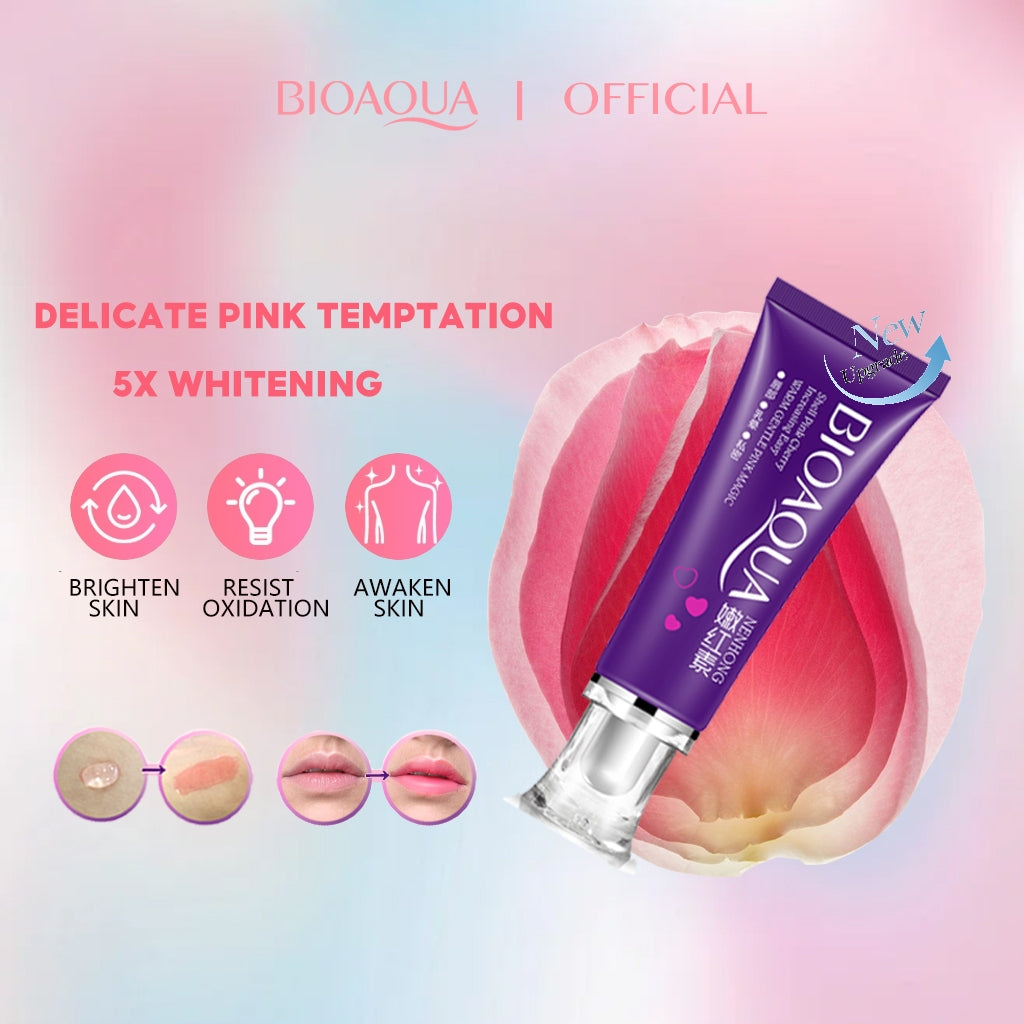 BIOAOUA Private Parts Whitening Body Cream Skin Lightening Pink Cherry Whitening Pinkish Cream 30g