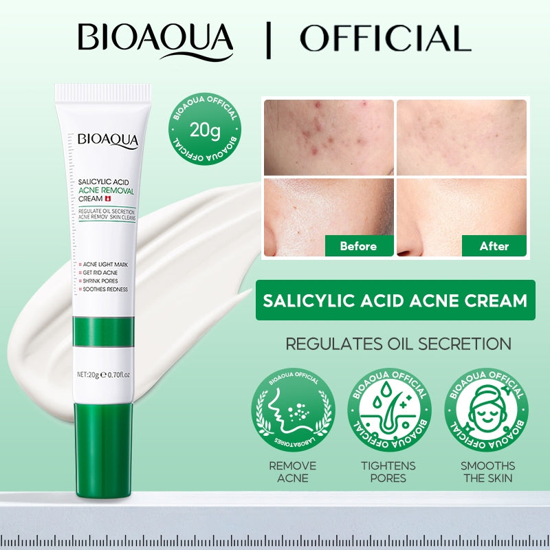 BIOAOUA Salicylic Acid Acne Removal Cream